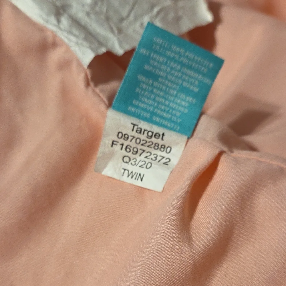 Peach Comforter Set